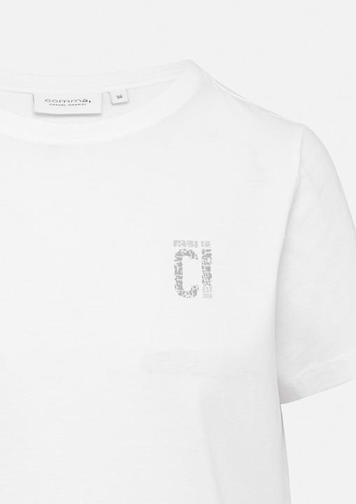 Actual product image Comma T-Shirt T-Shirt aus Baumwolle mit Artwork (32)