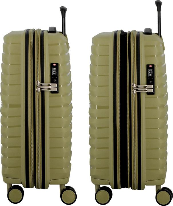 Immagine prodotto Jump Xwave Carrello da cabina a 4 ruote da 55 cm con ripiegamento elastico (35 l)