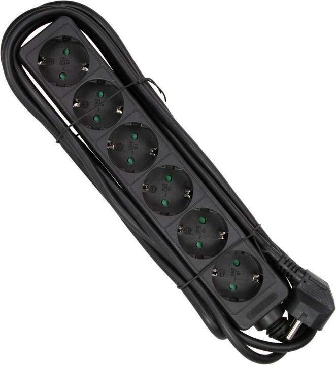 Produktbild InLine Steckdosenleiste (6 x, CEE 7/3, 1.50 m)