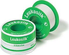 Produktbild BSN Leukosilk 2,5 cm x 5 m Fixierpflaster, 1 St. Pflaster (1 x)