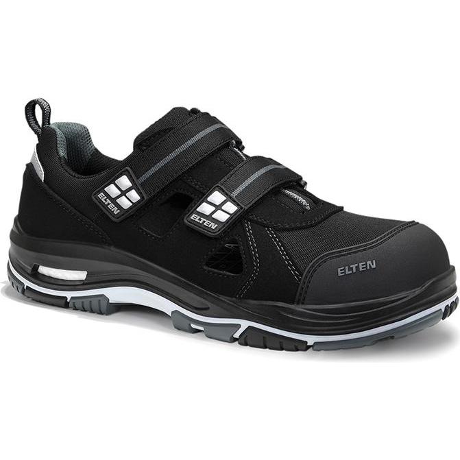 GCS, Sicherheitsschuhe, Sandals ELTEN IAN XXTP Pro Gray Easy ESD S1PS, black 43 (S1P, 43)