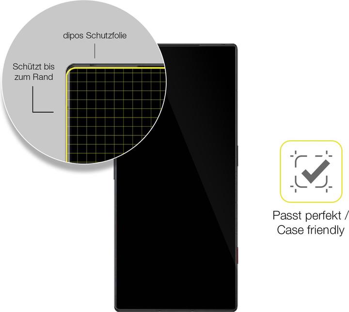 Brotect Pellicola 3D Full Cover Per ZTE Axon 10 Pro (2 Pezzi) - Curva, Auto-riparante, Anti-impronta, Alta Trasparenza