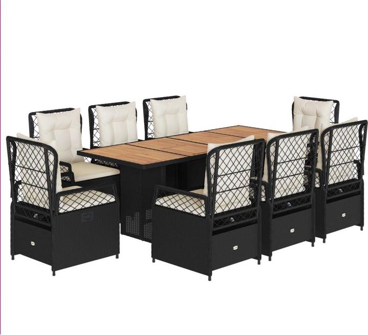 Produktbild vidaXL Garten Essgruppe