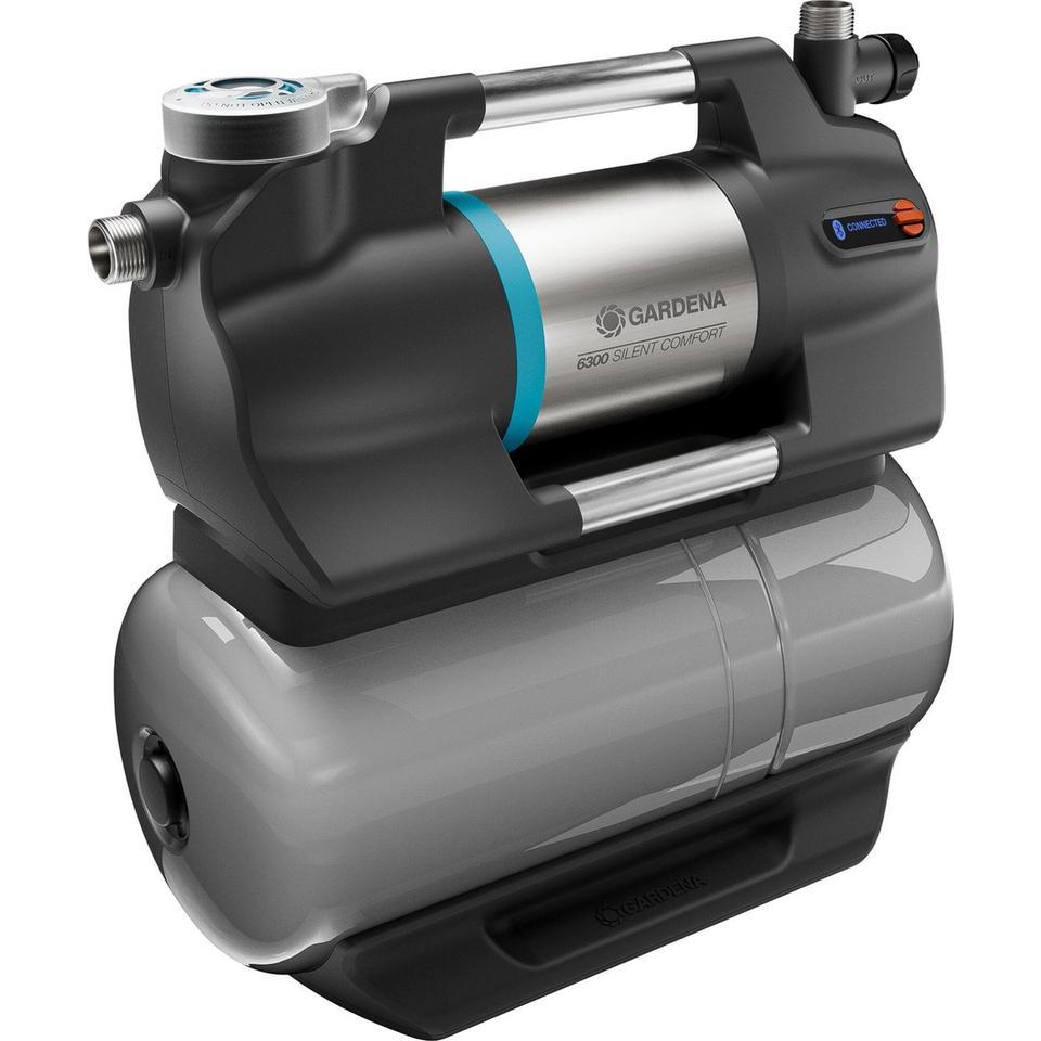 Gardena, Wasserpumpe, Hydrophor-Set 6300 SilentComfort 09068-20 (Hauswasserpumpe)