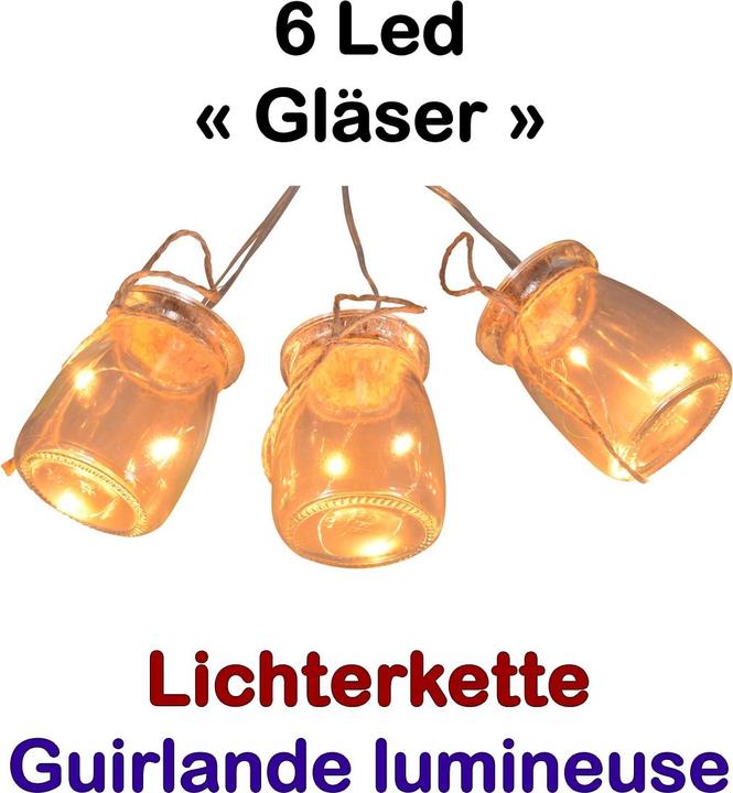 Produktbild D-M-C Design LED Lichterkette mit Einmachglas (0.75 m)