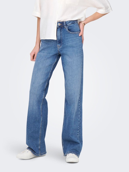 Actual product image Only ONLJUDITH Hohe Taille Weiter Beinschnitt Jeans Jeans mit weitem Bein (W25/L32)