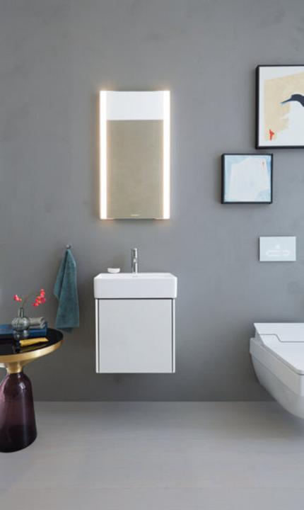 Produktbild Duravit Handwaschbecken DURASQUARE o ÜL m HLB 450x350mm 1 Hahnloch weiss (350 mm, 450 mm)