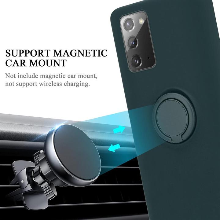 Actual product image Cadorabo TPU Liquid Ring Silicone Case Cover (Samsung Galaxy Note 20)