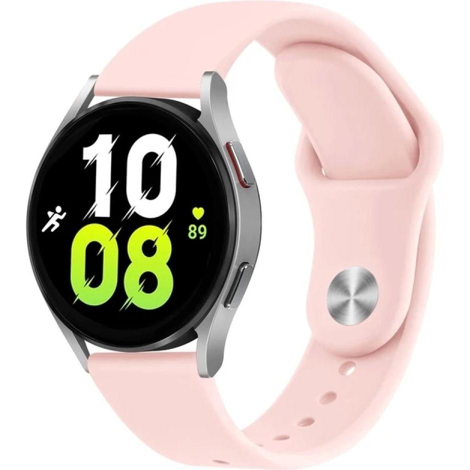 Screenguard Samsung Galaxy Watch5 Silicone Strap Sportarmband (Silikon), Uhrenarmband, Rosa