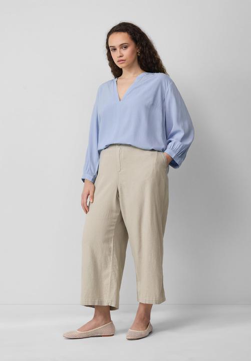 Actual product image S.Oliver Bluse Kurze Popeline-Bluse aus Viskose (48)