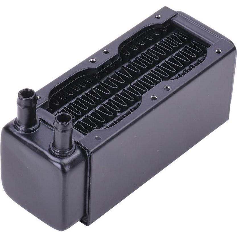Alphacool NexXxoS XT45 Full Copper 40mm Dual (40 mm), Wasserkühlung Radiator, Schwarz