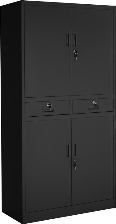 Image du produit tectake Armoire de classement (80 x 40 x 180 cm)