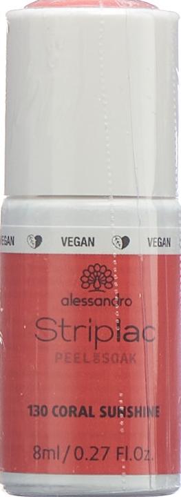 Immagine prodotto Alessandro Striplac Peel or Soak (130 Sole di corallo, Vernice UV gel)