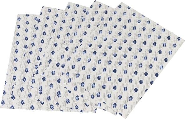 Immagine prodotto Antalis Carta per hamburger rivestita in PE 37x50cm bianca 10kg logo pescheria - (10 kg per confezione)