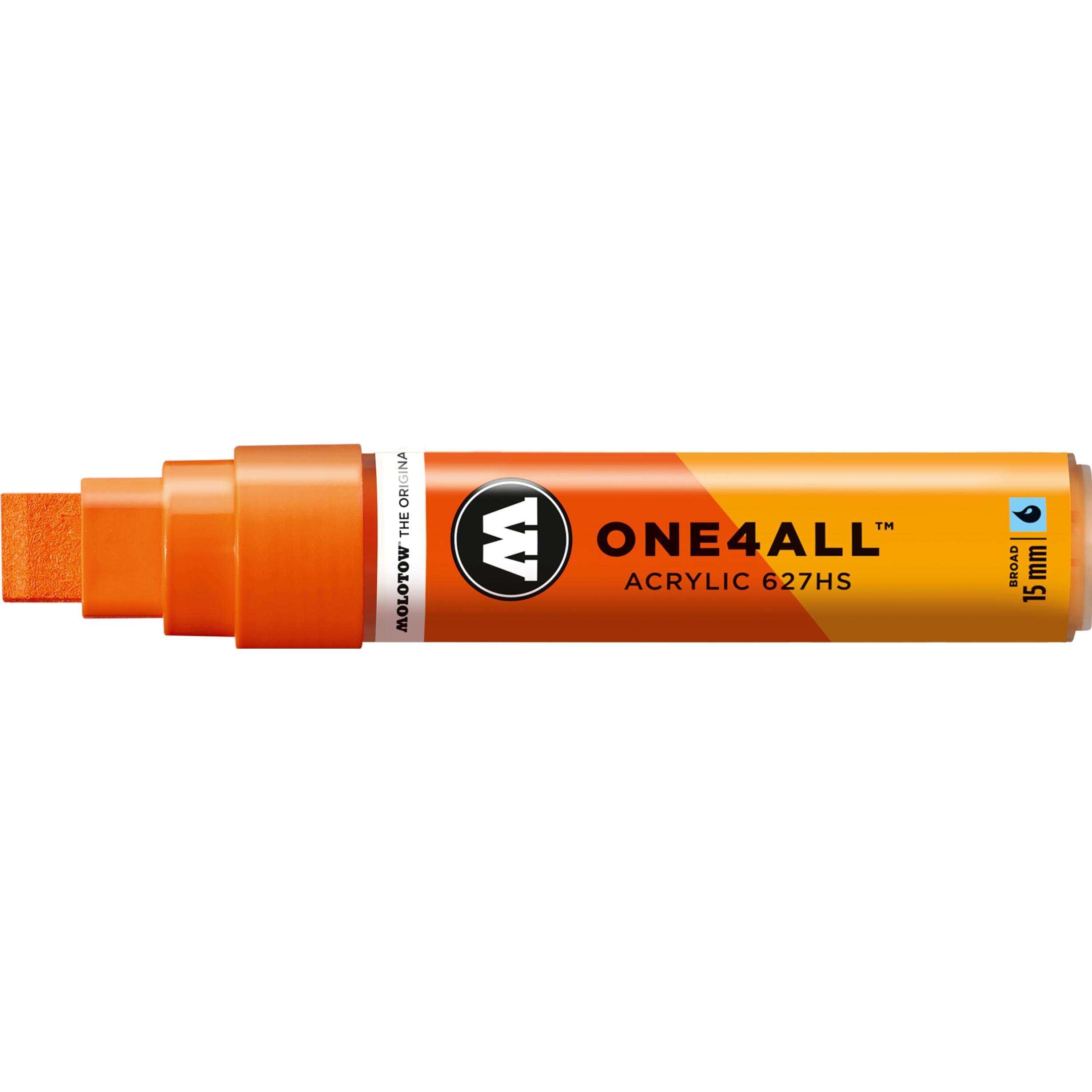 Thumbnail - Molotow, Marker, Filzstift One4all 627HS dare orange 085 (Orange, 15 mm, 1 x)