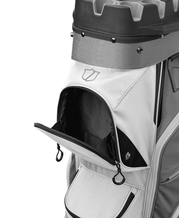 Actual product image Wilson - iLock Cart Bag - Grey/White/Black