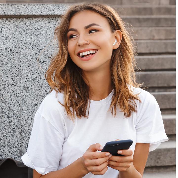 Image du produit Celly SHAPE1 Casque intra-auriculaire musical et Bluetooth sans fil (TWS) Blanc (Pas de réduction du bruit, 3.50 h, Sans fil)