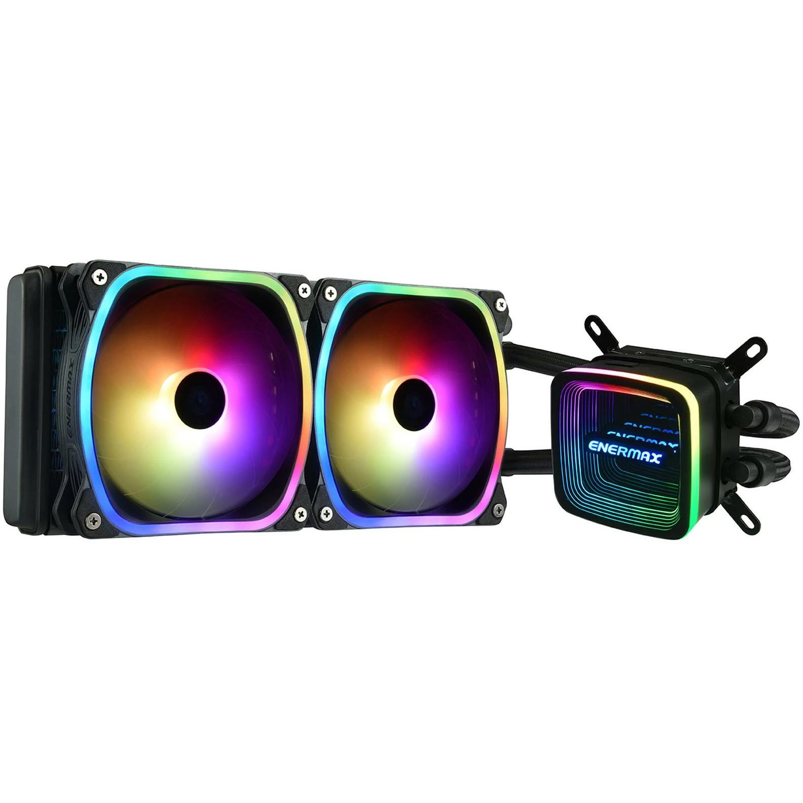 Enermax AquaFusion ADV 240, CPU Wasserkühler, Schwarz