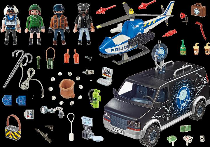 Immagine prodotto Playmobil 70575 Inseguimento con elicottero della polizia (70575, Playmobil City Life)