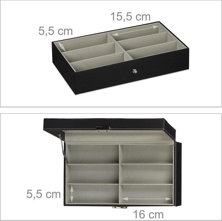 Actual product image Relaxdays Spectacle box