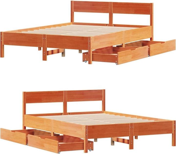 Image du produit vidaXL Bettgestell (140 x 190 cm)