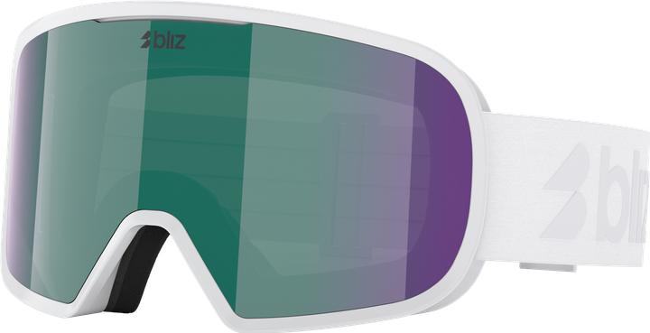 Brown W Green Multi, Matte White