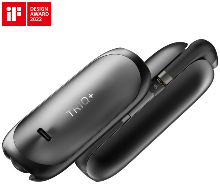 Actual product image Intezze TRIQ+ Earbud Bluetooth Handsfree Headphones with Charging Case Black