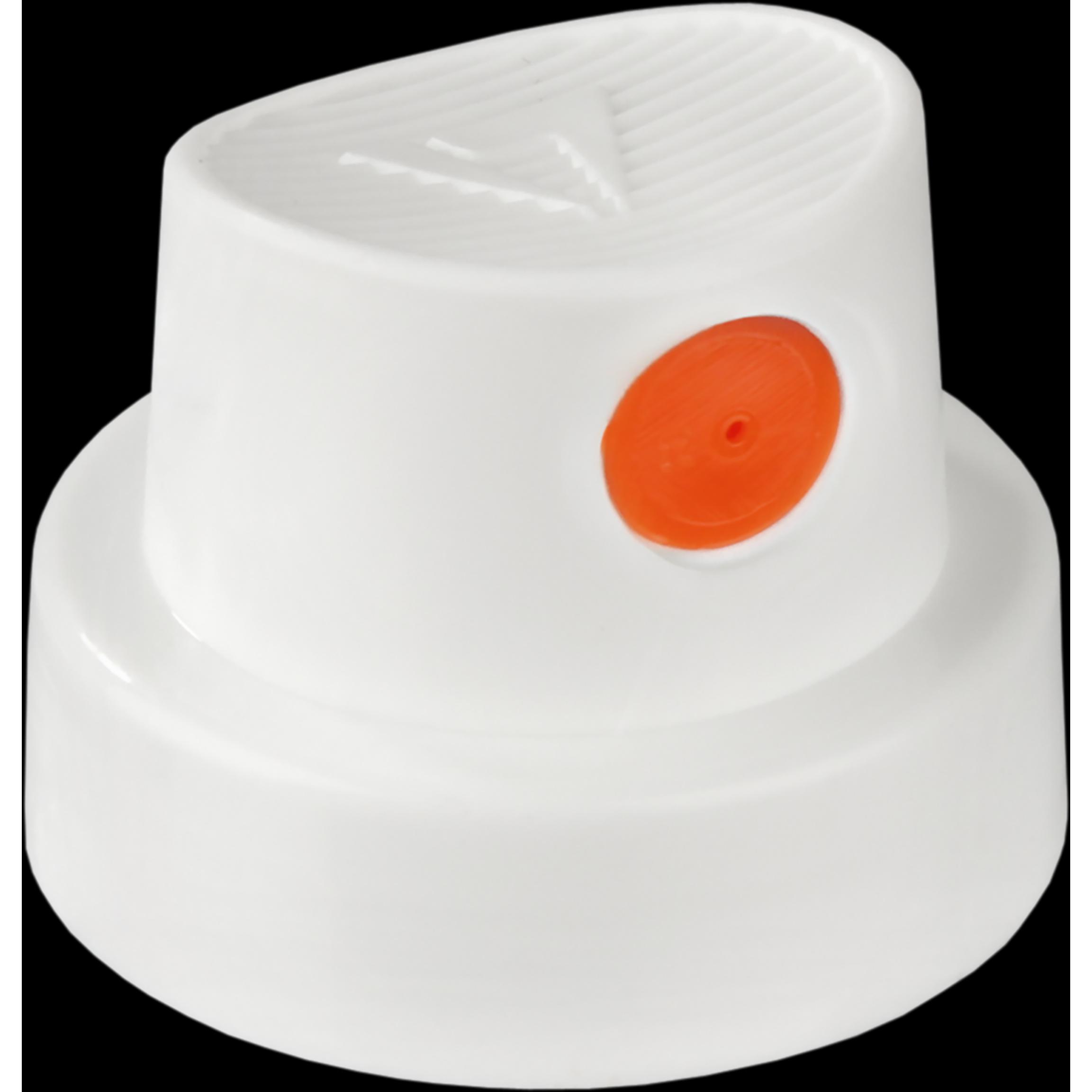 Molotow, Marker, Sprühkopf Silent Fat Cap white-orange 5cm (Orange, Weiss, 50 mm, 1 x)