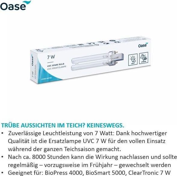 Actual product image Oase Replacement lamp UVC