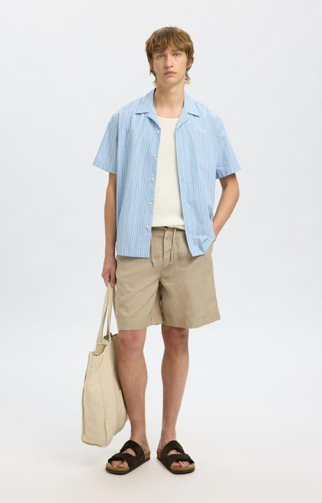 Produktbild Selected Loose Fit Shorts aus Leinengemisch (L)