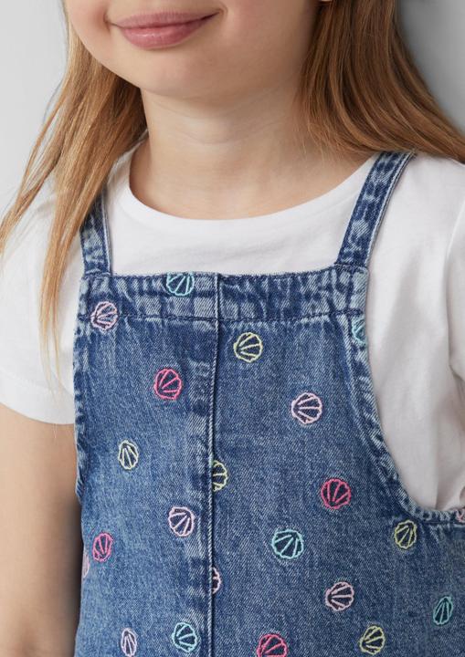 Produktbild S.Oliver Kleid Besticktes Denimkleid mit längenverstellbaren Trägern (104)