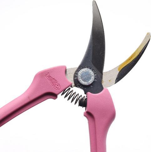 Actual product image Bahco Rainbow Pink secateurs