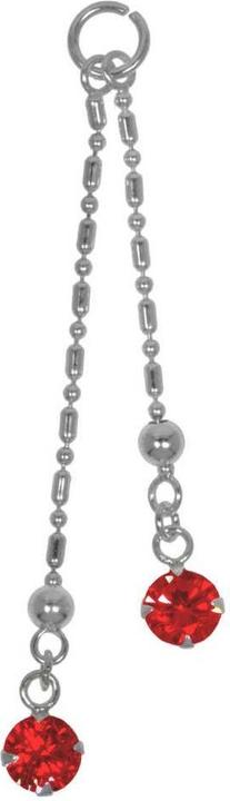 Immagine prodotto Bijouteria Piercing pendente (Argento 925, Vetro (di orologio))