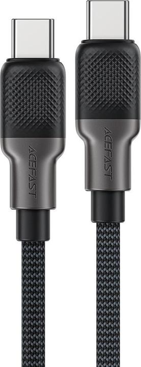 Image du produit Acefast - Data Cable (C10-03) - Type-C to Type-C, 60W, High-Speed Charging, 1.2m - Black (1.20 m, 60 W)