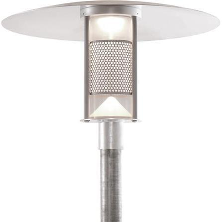 Csdk SL, Gartenbeleuchtung, DeKanon parkarmatur f/Ø60mm mast. Galvaniseret. Philips LED 28W 3000K 1617Lm. Kl. II med 3,5...