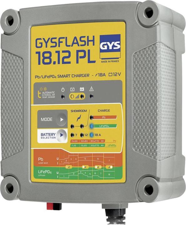 Actual product image GYS GYSFLASH 18.12 PL 026926 Automatic charger 12 V 18 A (12V, 18 A)