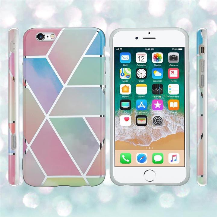 Image du produit Cadorabo Couverture IMD TPU Marbre coloré (Apple iPhone 6)