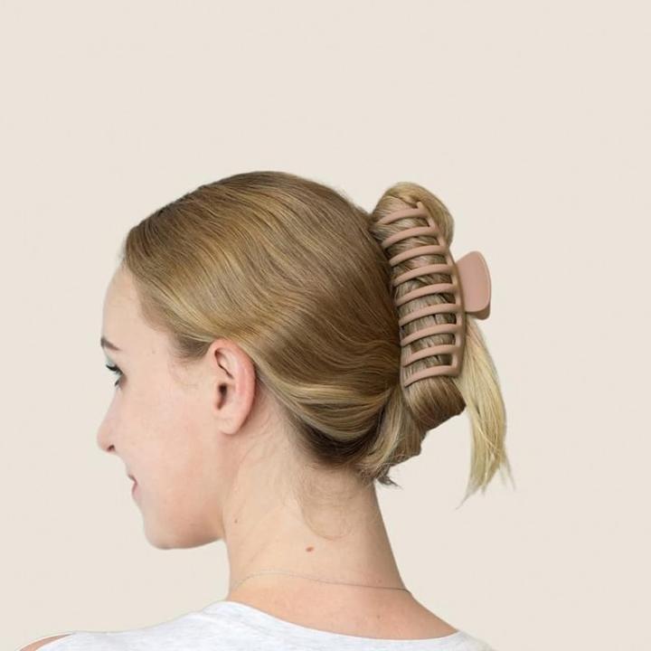 Produktbild ASMI 5 Stück Haarklammern, Haarspangen Matt Schwarz, Rosé, Rot, Grün, Lila (5 Stk.)