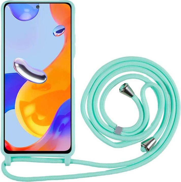 Actual product image Cover-Discount Xiaomi Redmi Note 11 Pro / 12 Pro - Case with lanyard turquoise (Xiaomi Redmi Note 12 Pro, Xiaomi Redmi Note 11 Pro)