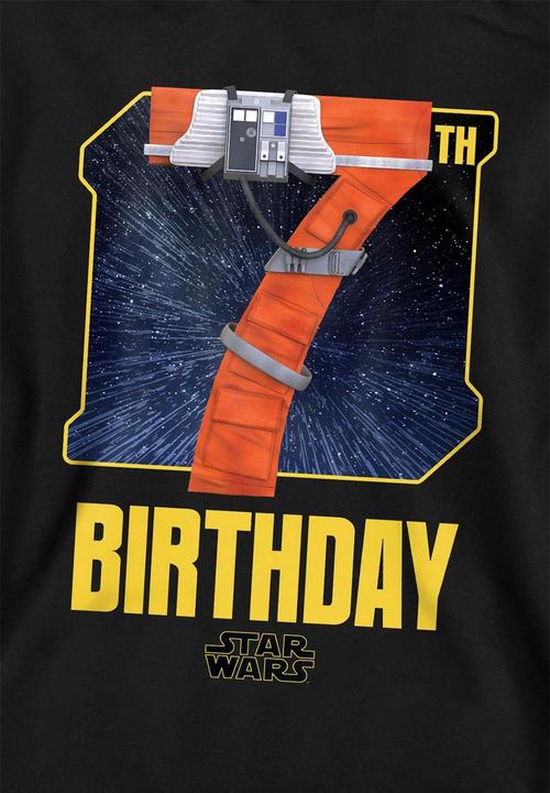Produktbild Star Wars Xwing Pilot Kapuzenpullover 7. Geburtstag (116)