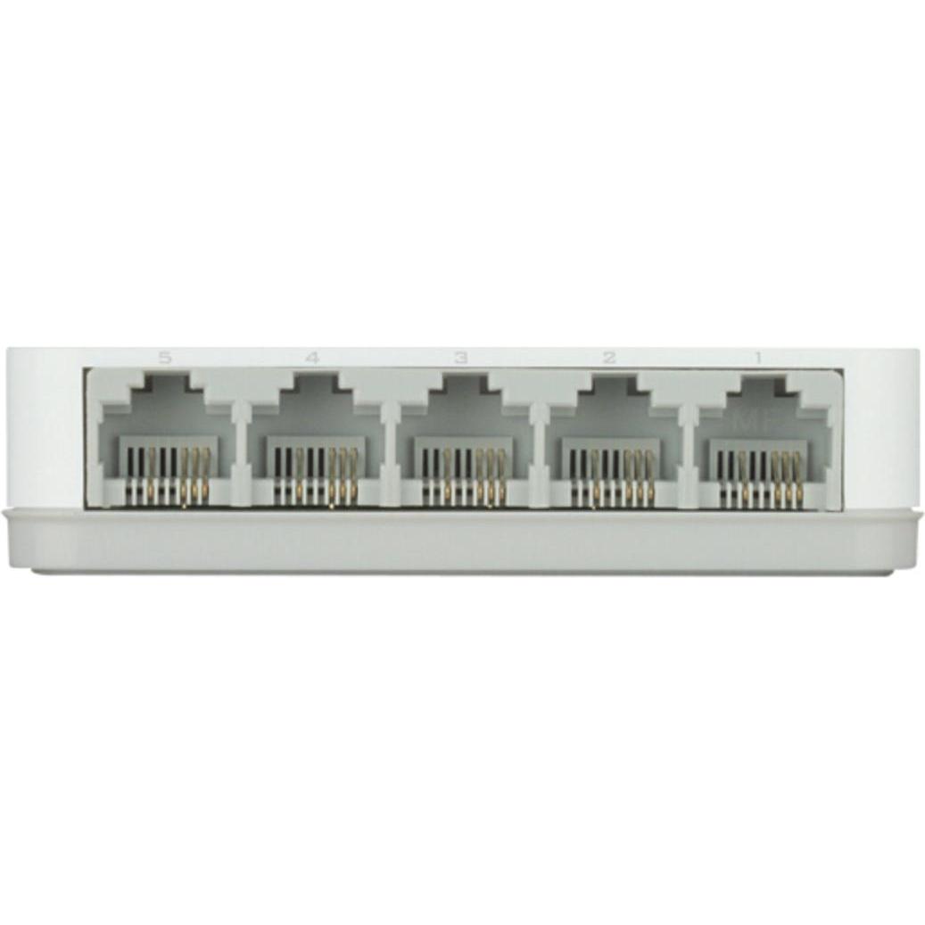 Thumbnail - D-Link GO-SW-5E/E (5 Ports), Netzwerk Switch, Weiss
