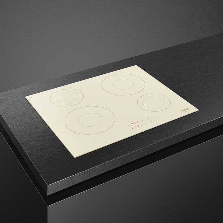 Productafbeelding Smeg SI2641DP Inductiekookplaat, 60 cm, crèmeglaskeramiek, C-cut