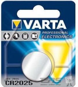 Actual product image Varta Electronics CR2025 (2 pcs., CR2025, 165 mAh)