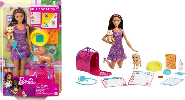 Image du produit Barbie Pup Adoption Doll and Accessories