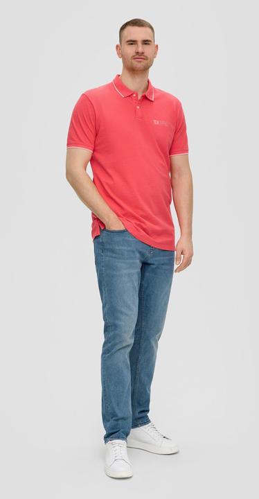 Image du produit S.Oliver Polo-Shirt Poloshirt mit Piquêstruktur und Logo-Print (XXL)