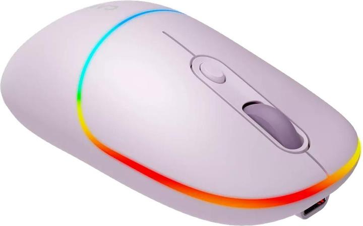 Produktbild Canyon MW-22, 2in1 wireless optical mouse Bluetooth / Wireless USB, 800/1200/1600 DPI, 4 print, pink (Kabellos)