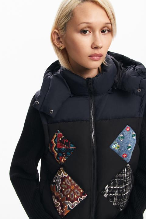 Actual product image Desigual Woven Padded Short Overcoat