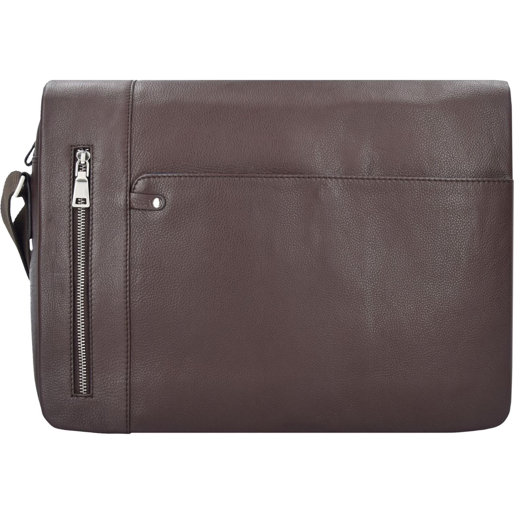 Esquire, Tasche, Sydney Messenger Leder 40 cm Laptopfach, Braun, (11 l)