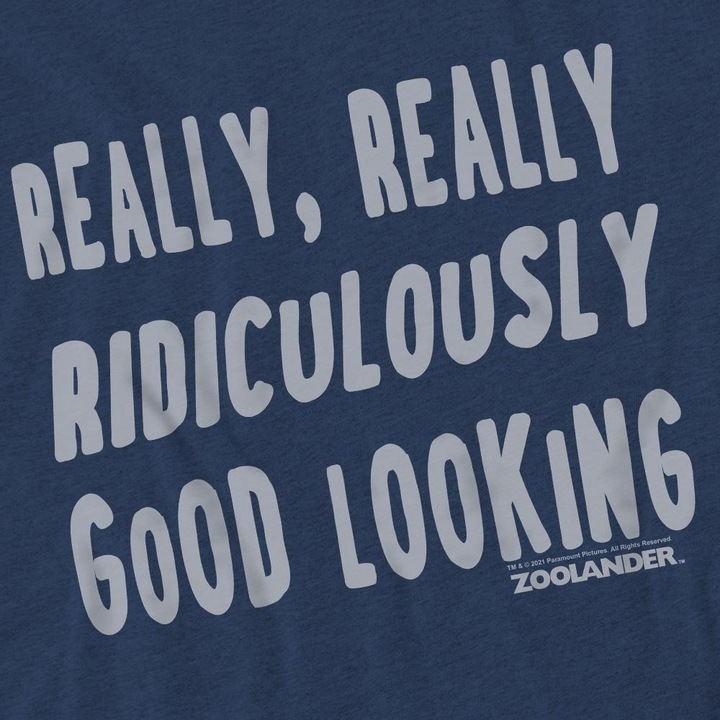 Actual product image Zoolander Unisex Adult Derek T-Shirt (3XL)
