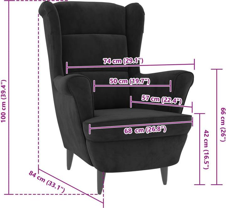 Actual product image vidaXL Sessel